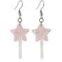 5 Pairs Cute Resin Star-shaped Lollipop Drop Earring Handmade Candy Color Simulation Food Dangle Earring 5 Pairs Cute Resin Star-shaped Lollipop Drop Earring Handmade Candy Color Simulation Food Dangle Earring
