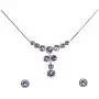 Faship Gorgeous Rhinestone Crystal Floral Necklace Earrings Set Faship Gorgeous Rhinestone Crystal Floral Necklace Earrings Set