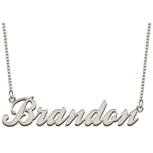 Dancing Wolf Stainless Steel Custom Name Necklace Personalized Customize Any Names Mother Day Jewelry Gift