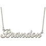 Dancing Wolf Stainless Steel Custom Name Necklace Personalized Customize Any Names Mother Day Jewelry Gift