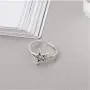 ALLHOUR Solid 925 Sterling Silver Rings for Women, Adjustable Vintage Silver Toe Rings, Unisex Resizable Lucky Infinity Open Finger Rings, Silver Thumb Rings for Men Women Girls