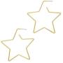 And Lovely 14K Gold Dipped Star Earrings - Hypoallergenic Lightweight Fun Statement Drop Dangle Earrings