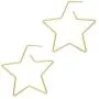 And Lovely 14K Gold Dipped Star Earrings - Hypoallergenic Lightweight Fun Statement Drop Dangle Earrings And Lovely 14K Gold Dipped Star Earrings - Hypoallergenic Lightweight Fun Statement Drop Dangle Earrings
