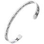 RENYILIN Creative Cuff Bracelet, Zodiac Bracelet, Inspirational Stainless Steel Bracelet for Men and Women