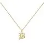IEFSHINY Old English Initial Necklace for Women, Dainty Gothic Letter Necklace Old English Jewelry 14k Gold Plated Tiny Letter Necklace Initial Necklace Gifts for Women IEFSHINY Old English Initial Necklace for Women, Dainty Gothic Letter Necklace Old English Jewelry 14k Gold Plated Tiny Letter Necklace Initial Necklace Gifts for Women