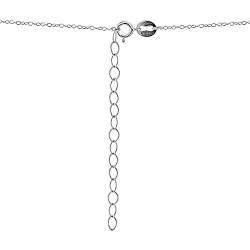 Sterling Silver Initial Alphabet Letter Name Charm Pendant Necklace Personalized Gifts for Women or Girls
