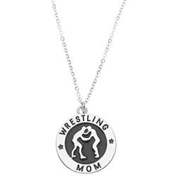 Sportybella Wrestling Charm Necklace- Wrestling Jewelry for Wrestlers Moms