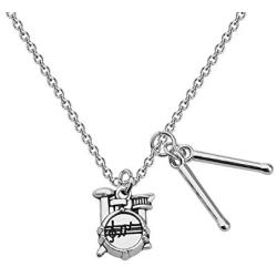 CENWA Drummer Gift Drummer Drumsticks Pendent Drum Kit Gifts Musician Gift Percussion Jewelry Drum Player Band Gifts