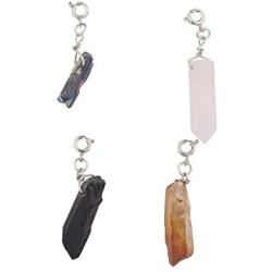 Lux Accessories Quartz Tattoo Choker Necklace