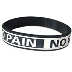 JOYID ''Never give up Motivational Silicone Bracelets Rubber Band Wristbands Jewelry Inspirational Bracelets Gifts