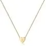 PAERAPAK Letter Initial Necklace for Women - 14K Gold Filled Tiny Heart Pendant Letter Necklace Personalized Initial Heart Charm Necklace for Her Kids Child Necklace Birthday Jewelry Gifts