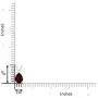 January Birthstone - V-Bale Pear-Shaped Garnet Solitaire Pendant Necklace in Silver (7x5mm Garnet) January Birthstone - V-Bale Pear-Shaped Garnet Solitaire Pendant Necklace in Silver (7x5mm Garnet)