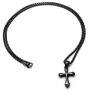 Heavstjer Fashion Stainless Steel Cross Pendant Necklace