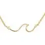 Altitude Boutique Line Ocean Wave Necklace Ocean Sea Jewelry