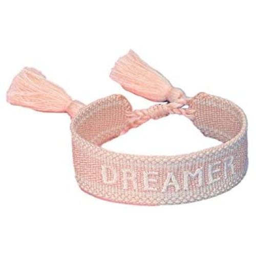 Woven Cotton Knitted Word Wrap Bracelets Lucky Lettering LOVE Pattern Braided Bracelets Boho Adjustable Handmade tassel Cord Bohemian Bracelets for Women girl Bracelet Jewelry