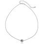 GemStar USA Sterling Silver High Polished 8mm Bead Ball Dainty Choker Necklace