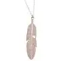 JOYID Simple Leaf Feather Pendant Necklace Long Chain Sweater Necklace Fashion Jewelry for Women JOYID Simple Leaf Feather Pendant Necklace Long Chain Sweater Necklace Fashion Jewelry for Women