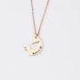 AKTAP Best Friend Necklaces Matching Wolf and Fox Best Friends Jewelry Bestie 01 bestie 02 BFF gifts Friendship Necklace for 2