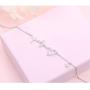 S925 Sterling Silver Faith Hope Love Cross Lifeline Heart Pendant Necklace Christian Jewelry Gifts for Women,18'' + 2''