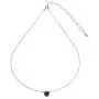 Sterling Silver Purple Solitaire Choker Necklace Made with Swarovski Crystal Sterling Silver Purple Solitaire Choker Necklace Made with Swarovski Crystal