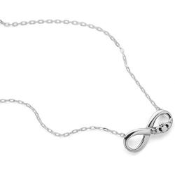 SUVANI Sterling Silver Irish Claddagh Friendship Endless Love Infinity Symbol Necklace Chain 16''-18''