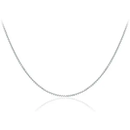 Michael Zweig 925 Sterling Silver Necklace for Women - Necklace Box Chain Sterling Silver | 1.0 mm Thickness with Spring Ring, Italy Tag Michael Zweig 925 Sterling Silver Necklace for Women - Necklace Box Chain Sterling Silver | 1.0 mm Thickness with Spring Ring, Italy Tag