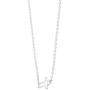Silpada Simplex Cross Horizontal Cross Pendant Necklace in Sterling Silver, 16''