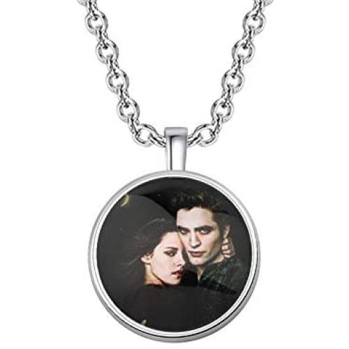 KEYCHIN Inspired Jewelry Vampire Lover Gift Edward &Bella Necklace Vampire Movie Peripheral Jewellery