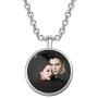 KEYCHIN Inspired Jewelry Vampire Lover Gift Edward &Bella Necklace Vampire Movie Peripheral Jewellery