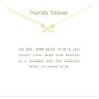 HUNO Stainless Steel Chain Cross Arrow Pendant Necklace with Message Card Friendship Best Friends Jewelry Gifts for Women