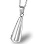 Jude Jewelers Stainless Steel Cone Shaped Perfum Ash Memorial Cremation Keepsake Holder Pendant Necklace