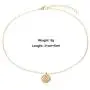 BBTO 4 Pieces Layered Pendant Choker Necklace Gold Layering Chain Choker for Women Girls