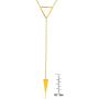 West Coast Jewelry | ELYA Polished Triangle Stainless Steel Pendant Necklace