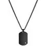 Geoffrey Beene Mens Engraving-Stainless Steel Dog Tag Pendant Necklace with Cubic Zirconia Stone Geoffrey Beene Mens Engraving-Stainless Steel Dog Tag Pendant Necklace with Cubic Zirconia Stone