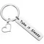 HOLLP The Good Place Inspired Gift Ted Danson Quote Jewelry Take It Sleazy Keychain The Good Place Fans Gift HOLLP The Good Place Inspired Gift Ted Danson Quote Jewelry Take It Sleazy Keychain The Good Place Fans Gift