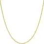 Lifetime Jewelry 1.2mm Cable Link Chain Necklace for Women and Men 24k Gold Plated Lifetime Jewelry 1.2mm Cable Link Chain Necklace for Women and Men 24k Gold Plated