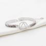 AA Recovery Bracelet Serenity Prayer Alcoholics Anonymous Jewelry Serenity Courage Wisdom Sobriety Gift