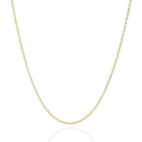 Jewelry Atelier Gold Chain Necklace Collection - 14K Solid Yellow Gold Filled Cable/Pendant Link Chain Necklaces for Women and Men with Different Sizes (2.0mm, 2.7mm, or 3.6mm)