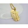 Corner Boss Steel Titanium Retro Chain Jewelry Inspiring Scripture Personality Pendant Necklace for Women Men
