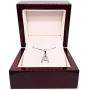Diamond Wish 14k White Gold Diamond Initial Pendant Necklace (1/10cttw) with 18-inch Chain