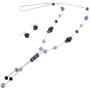 Bocar Chunky Metal Alloy Big Drop Pendant Statement Choker Collar Necklace