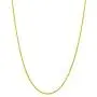 14kt Yellow Gold Plated Sterling Silver 1.1mm Diamond-Cut Rope Chain Necklace Solid Italian Nickel-Free, 14-36 Inch 14kt Yellow Gold Plated Sterling Silver 1.1mm Diamond-Cut Rope Chain Necklace Solid Italian Nickel-Free, 14-36 Inch