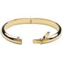 Childrens and Adults 14K Gold-Plated or Sterling Silver Classic Baby Bangle Bracelet