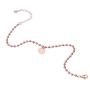 366DAYS Valentines Day Jewelry Gift 316l Stainless Steel Titanium Bracelet Rose Gold Adjustable Bracelets Link for Women Girls