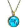 JczR.Y Time Gem Star Luminous Charm Starry Sky Glass Cabochon Pendant Necklace Glow in Dark for Women Girl Christmas Party Jewelry