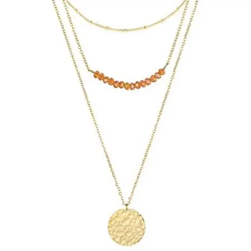 michooyel Layered Gold Necklace Moon Hammered Bar Infinity Disc Pendant Necklace Minimal Simple Dainty Jewelry for Women Girls michooyel Layered Gold Necklace Moon Hammered Bar Infinity Disc Pendant Necklace Minimal Simple Dainty Jewelry for Women Girls