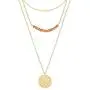 michooyel Layered Gold Necklace Moon Hammered Bar Infinity Disc Pendant Necklace Minimal Simple Dainty Jewelry for Women Girls michooyel Layered Gold Necklace Moon Hammered Bar Infinity Disc Pendant Necklace Minimal Simple Dainty Jewelry for Women Girls