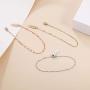 BUREI Women Link Bracelet Dainty Adjustable Bracelets for Girls