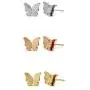 Lenias Stainless Steel Butterfly Pendant Necklace and Tassel Stud Earrings for Women Girls Rose Gold Silver Cute Charm Fashion Animal Jewelry Gifts Lenias Stainless Steel Butterfly Pendant Necklace and Tassel Stud Earrings for Women Girls Rose Gold Silver Cute Charm Fashion Animal Jewelry Gifts