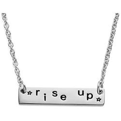 LParkin Hamilton Musical Broadway Gifts Rise Up Necklace Jewelry Inspiration Jewelry Motivation Necklace Jewelry Theater Gift